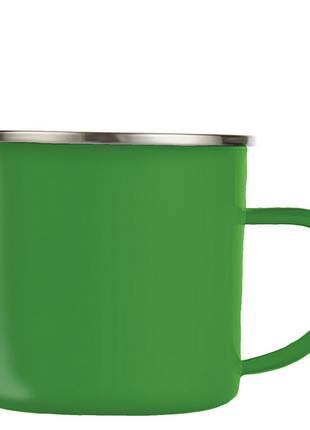 Emaillebecher 360ml Grün zur Sublimation 