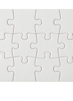 Puzzle 12 Teile zur Sublimation 
