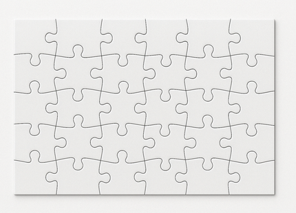 Puzzle 12 Teile zur Sublimation 