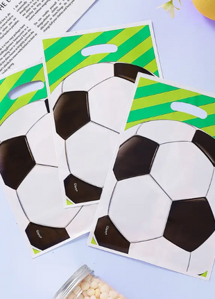 Uitdeelzakjes Voetbal | 10 stuks | Traktatie zakjes | Let op geen Sublimatie product |
