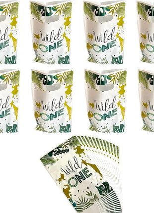 Uitdeelzakjes wild one | 10 stuks | Traktatie zakjes | Let op geen Sublimatie product |