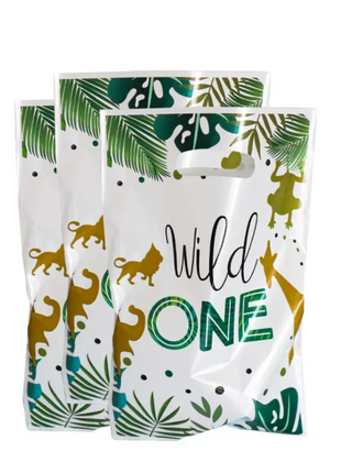 Uitdeelzakjes wild one | 10 stuks | Traktatie zakjes | Let op geen Sublimatie product |