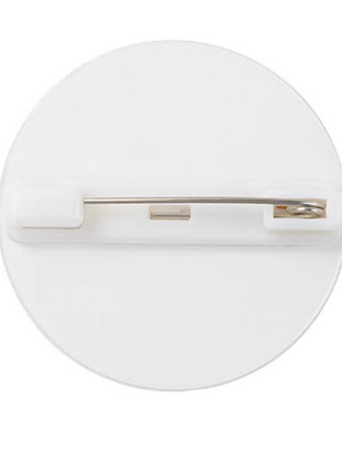 Acryl naambadge rond Ø 3,8 cm