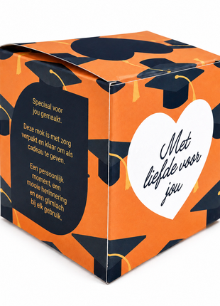 Graduation Mokkendoosje – Afstudeer Cadeaudoosje voor Mok