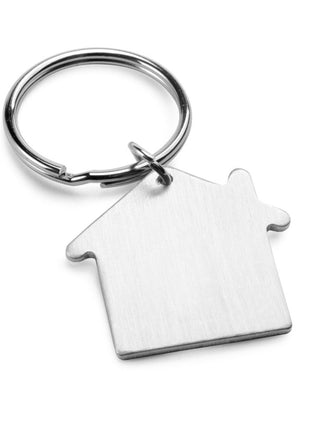 Aluminium Sleutelhanger Huis | Let op geen Sublimatie product