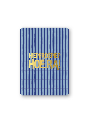 Cadeaukaartjes A7 - Hieperdepiep Hoera!, 25 stuks