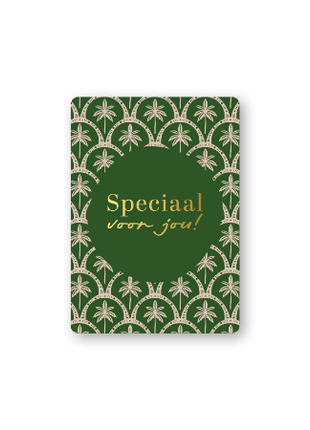 Cadeaukaartjes A7 - Speciaal voor jou (tropical deco), 25 stuks