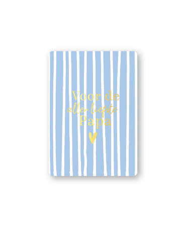 Cadeaukaartjes A7 - Voor de allerliefste papa