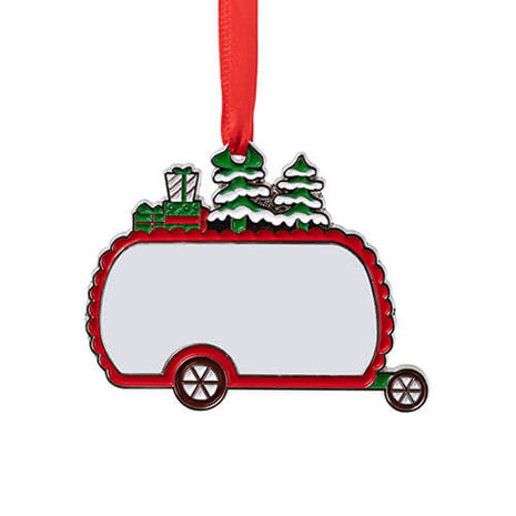 camping kerst ornament