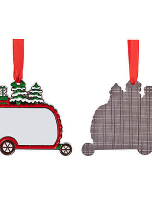 camping kerst ornament
