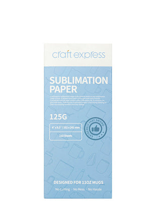 craft express sublimatiepapier mokken 102x241 mm 110 vellen