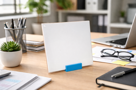 Tegelhouder – Stabiele Blauw Display (let op alleen voor de kleine tegels)