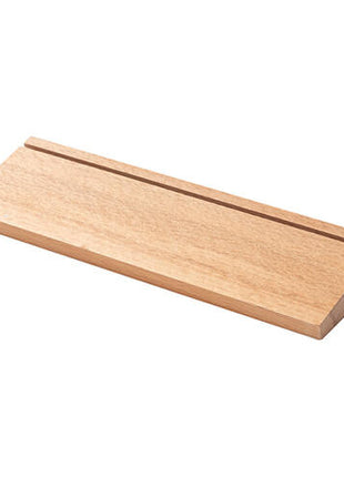 display voet hout gleuf acryl plaat houder