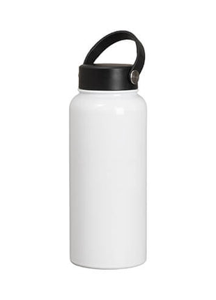 Bidon - drankfles 950 ml met sublimatie handvat - wit