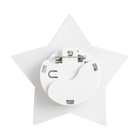 Acrylbadge met Gekleurde LED-Achtergrondverlichting voor Sublimatie – Ster