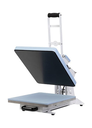 Automatische vlakbedpers met uitschuifbaar bovenblad 40 x 50 cm + Automatisch openen