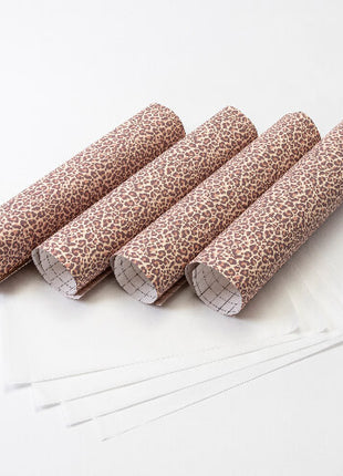 Craft Express Wild Leo Transferfolie – 30,5 x 30,5 cm – 4 Stuks