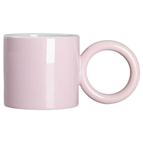 Mok 280 ml met Rond Handvat voor Sublimatie – Roze