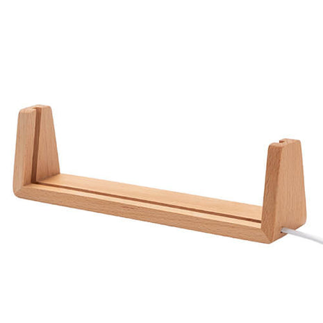U-vormige Houten Lampvoet voor LED-lamp – 21,6 cm