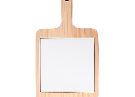 Houten Kaasplank Vierkant met Keramische Tegel voor sublimatie