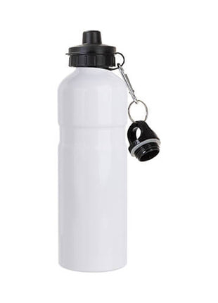 750 ml reisfles met twee doppen voor sublimatie - wit