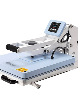 Automatische vlakbedpers met uitschuifbaar bovenblad 40 x 50 cm + Automatisch openen