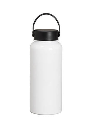 Bidon - drankfles 950 ml met sublimatie handvat - wit