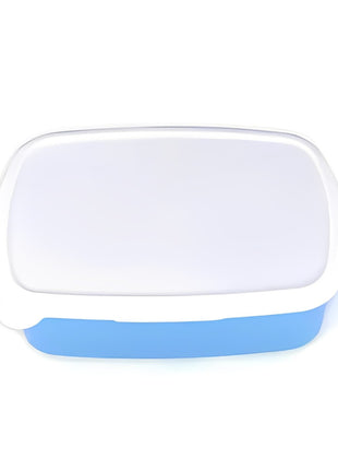Broodtrommel / Lunchbox Blauw voor sublimatie