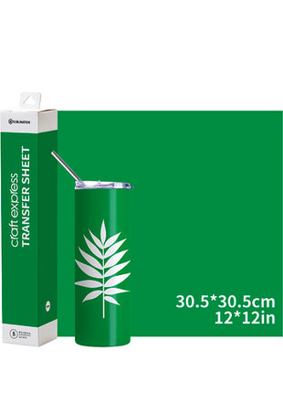 Craft Express Transferfolie Groen – 30,5 x 30,5 cm – 8 Stuks