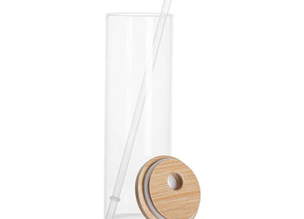 600ml (20oz) Tumbler with Bamboo Lid for Sublimation 