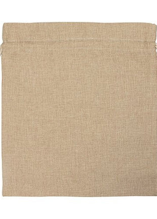 Jute Zak 35 x 38 cm voor Sublimatie – Beige Cadeauzak van Natuurlijke Jute