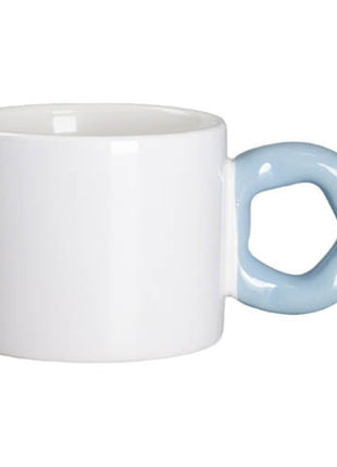 Donut Handvat Mok 280 ml – Geschikt voor Sublimatie (blauw)