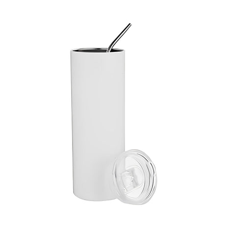 600ml (20oz) Stainless Steel Tumbler White for Sublimation 