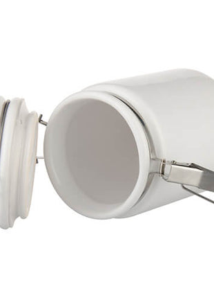 Ceramic container 900ml bamboo lid for sublimation 