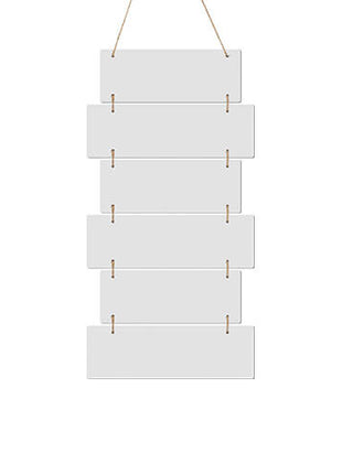 Zes Hangende MDF Frames voor Sublimatie
