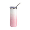 600 ml 3D Puff Cloud Tumbler voor sublimatie - wit en roze