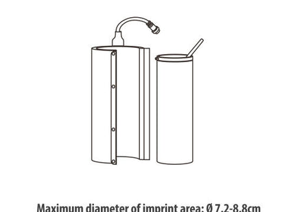 Craft Express Elite Pro Mok/Tumbler press Blauw voor sublimatie