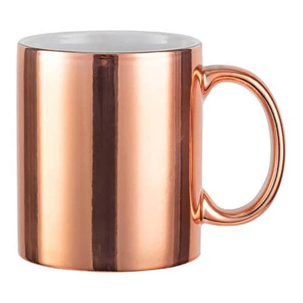 330ml (11oz) Mok Messing/Chrome Rosé voor sublimatie