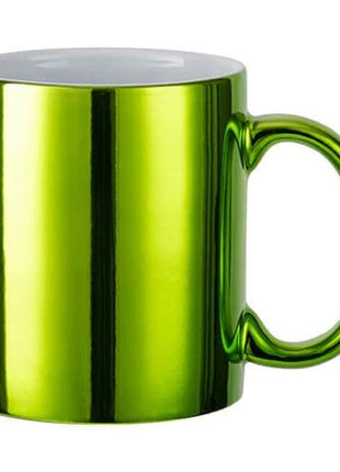 330ml (11oz) Mok Messing/Chrome groen voor sublimatie