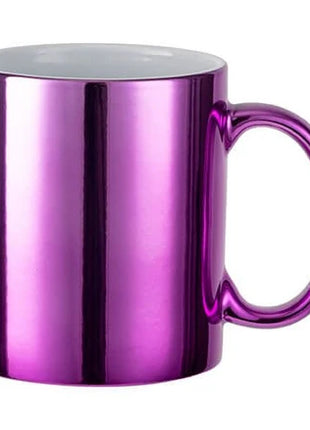 330ml (11oz) Mok Messing/Chrome paars voor sublimatie