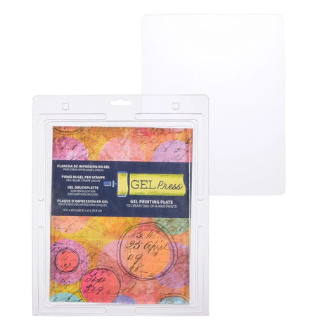 Gel Press • Gel Drukplaat Rechthoek 20,32x25,4cm