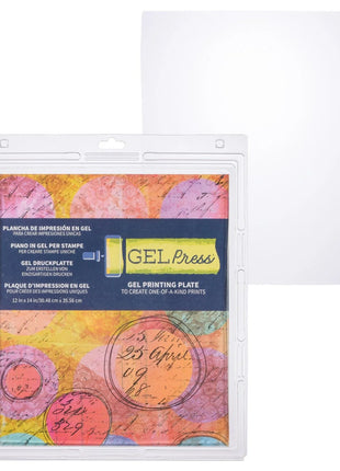 Gel Press • Gel Drukplaat Rechthoekig 30,48x35,56cm