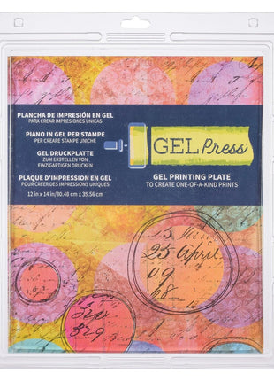 Gel Press • Gel Drukplaat Rechthoekig 30,48x35,56cm