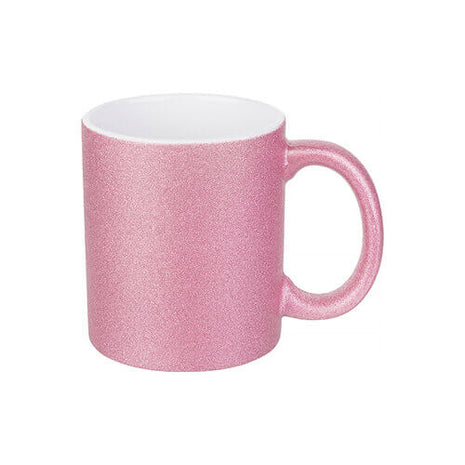 330ml (11oz) Glitter Mug Pink for sublimation 
