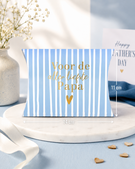 Gondeldoosje ‘Voor de Allerliefste Papa’ – 14 × 2,4 × 11 cm – Per Stuk