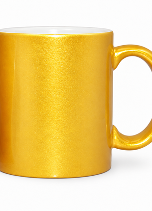 330ml (11oz) Glitter Mok Goud Glad voor sublimatie