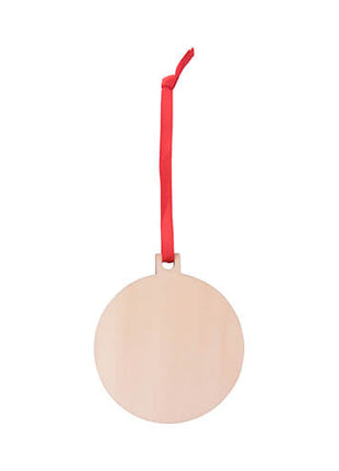 Houten Kerstboomhanger Kerstbal voor Sublimatie – Multiple