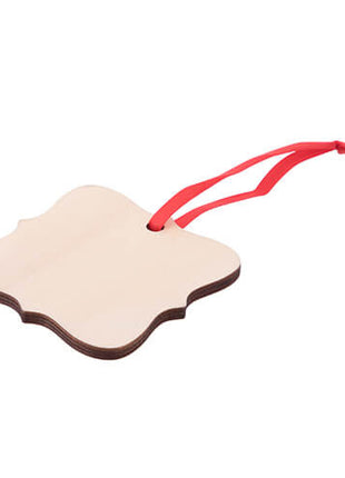 Houten Kerstboomhanger voor Sublimatie – Rozet van Multiplex