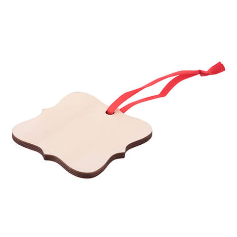 Houten Kerstboomhanger voor Sublimatie – Rozet van Multiplex