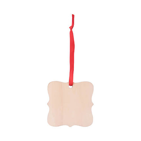 Houten Kerstboomhanger voor Sublimatie – Rozet van Multiplex